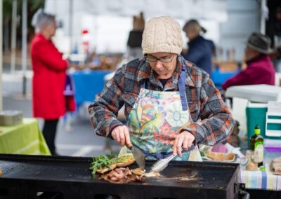 The Market Breakfast Lemonhead BBQ Cooking